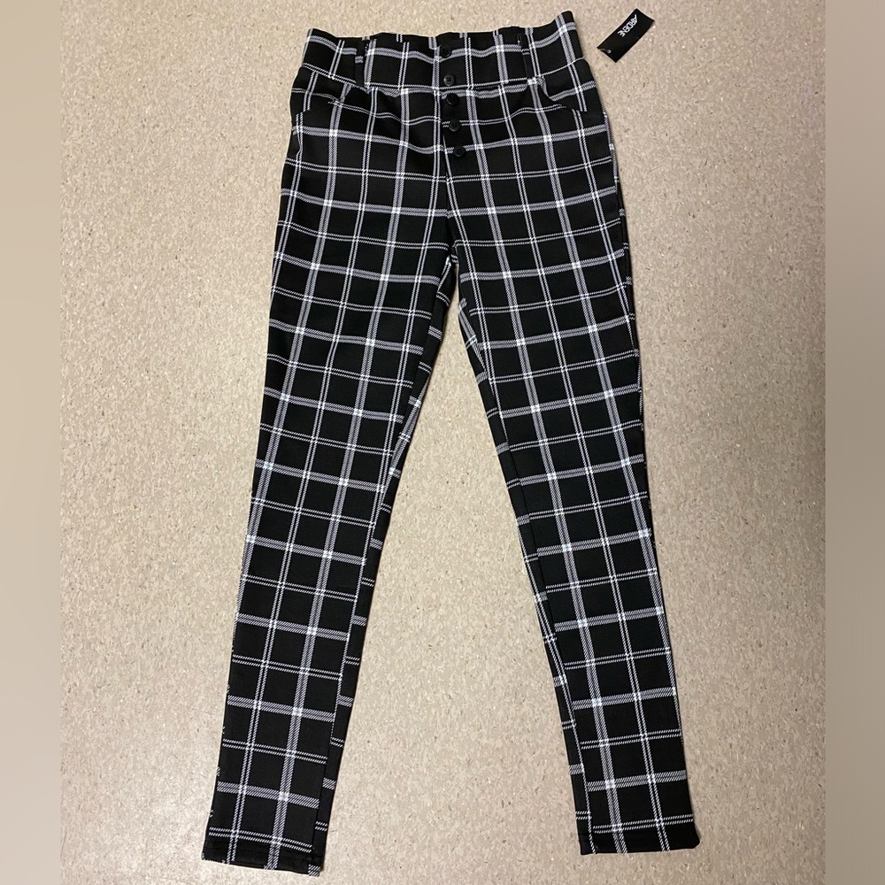 Brand New With Tags, Simons houndstooth linen pants, sz sm.